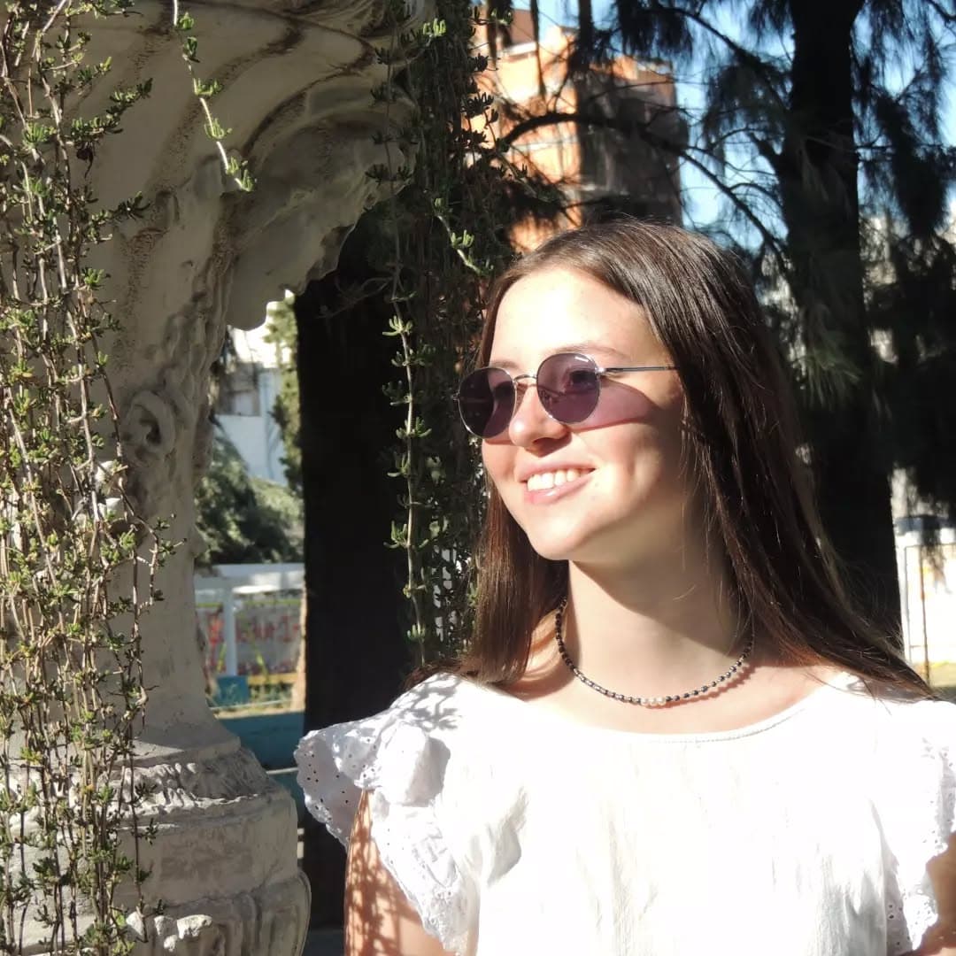 Model wearing jewelry outdoors